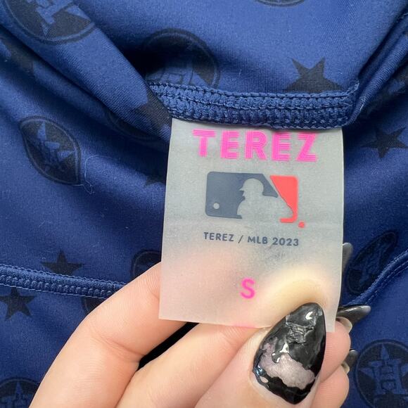 Terez MLB Houston Astro's 2023 Small Leggings Baseball Streetwear AAA3879 - Picture 3 of 4